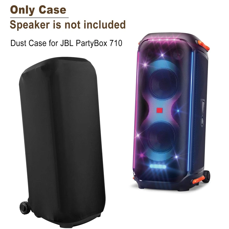 Dust Cover Protective Case For JBL Partybox 710 Portable Party Speaker Stretch Speaker Cover Dust Case With Elastic Band