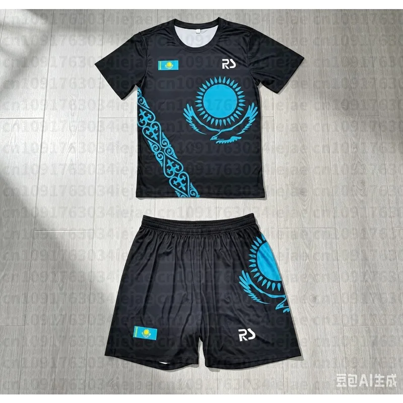 Image of 2026 Neues Kinder-Wrestling-Team Sportbekleidungsset Kurzarm-T-Shirt und Shorts für Training Leicht und Feuchtigkeitsableitend