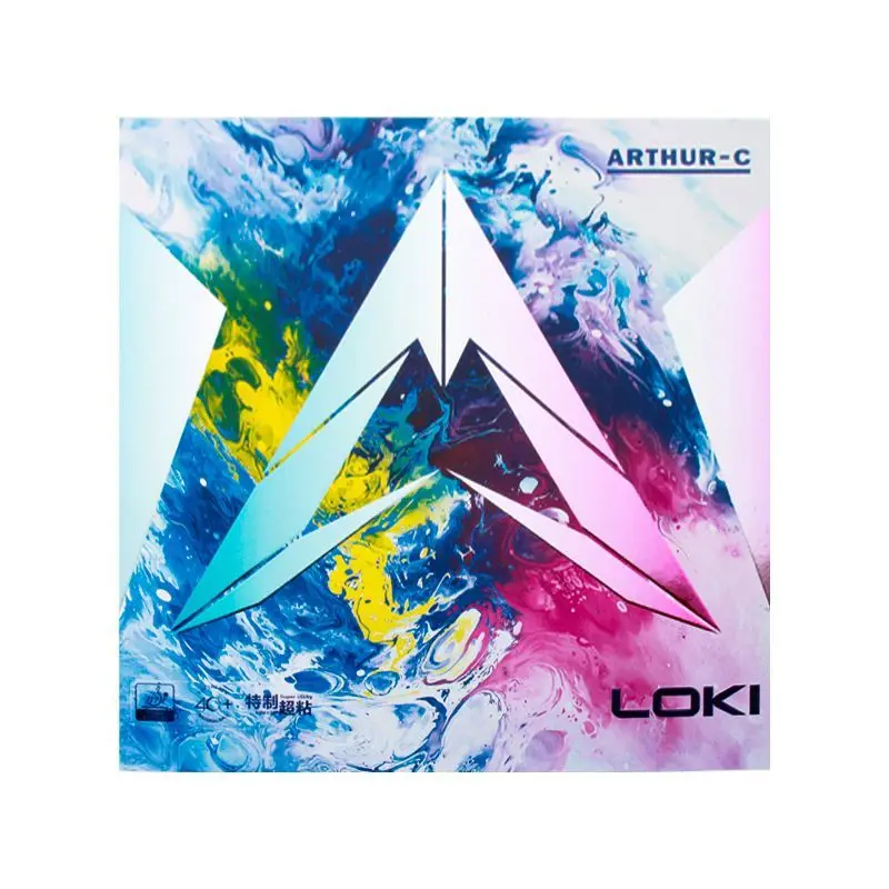 Original LOKI Arthur-C Color Table Tennis Rubber Blue Adhesive Ping Pong Rubber Super Sticky Sponge 100% Original Green Rubbers