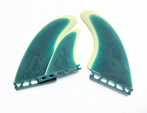 Imagen 2 del producto Aletas de Surf YF FUTUER Verde Esmeralda Oscuro, Aletas de Surf de Alta Calidad, Aletas Náuticas para Surf