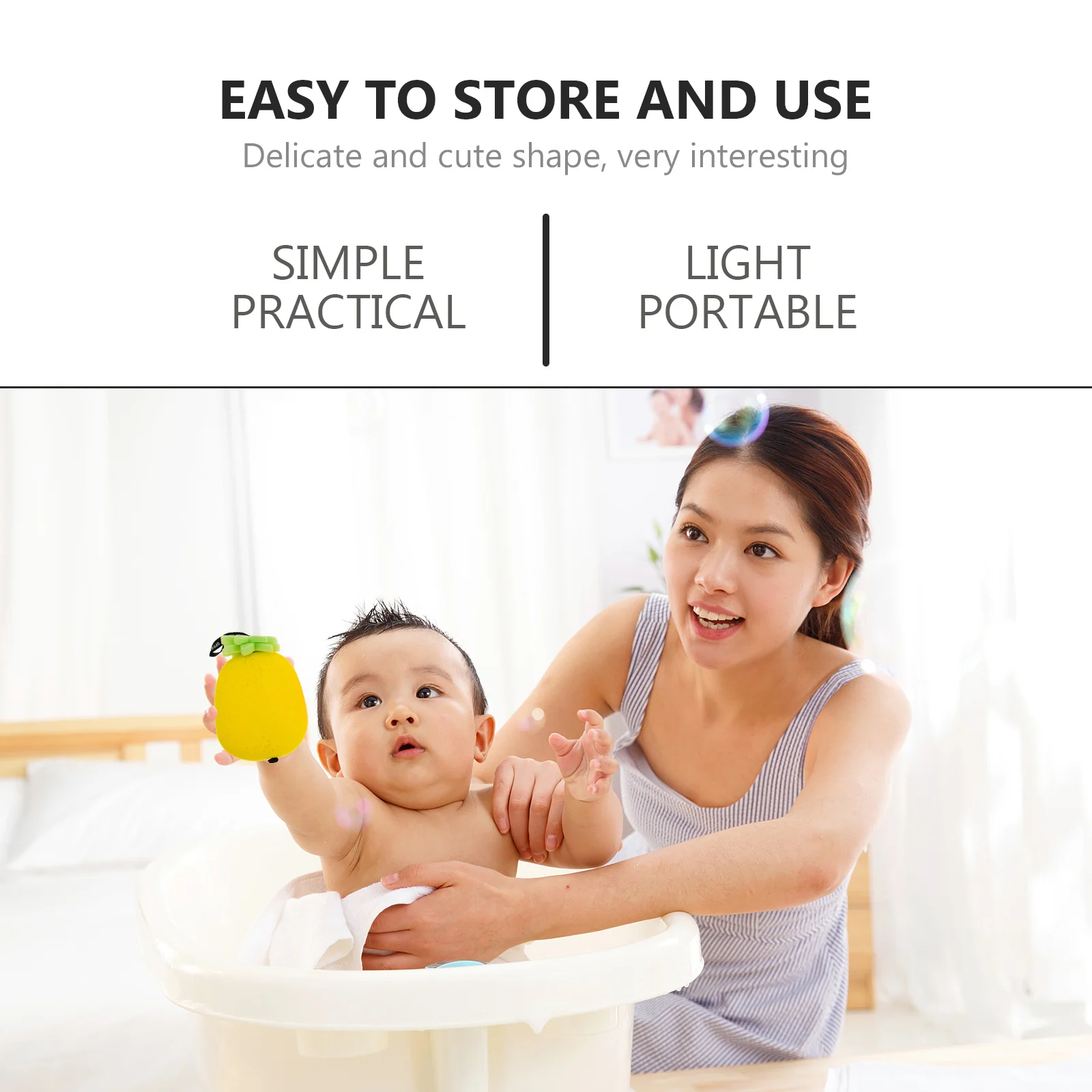 5 قطع من أداة تنظيف الجسم الجميلة، محمولة فعالة وخفيفة الوزن وصديقة للسفر، مستلزمات حمام سهلة التخزين #4