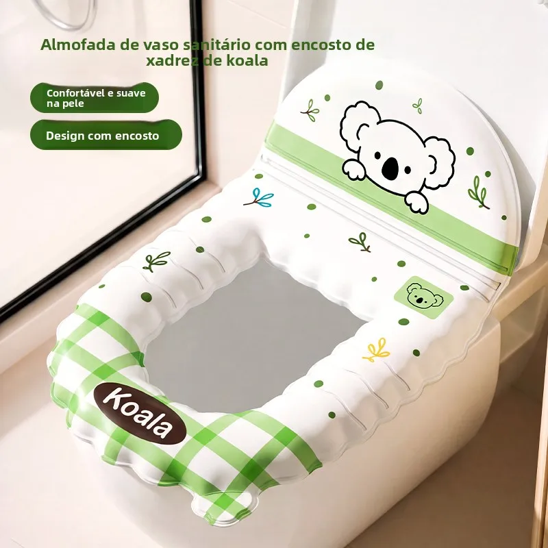 防水漫画evaトイレシートクッションユニバーサル四季通用家庭用抗菌厚手滑り止めトイレマットリング