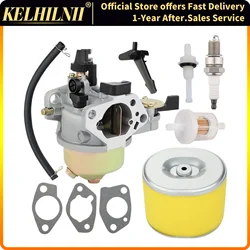 GX340 13HP Carburetor for Honda GX390 11HP GX 340 GX 390 Engines Replace 16100-ZF6-V01 with 17210-ZE3-505 Air Filter Repower Kit