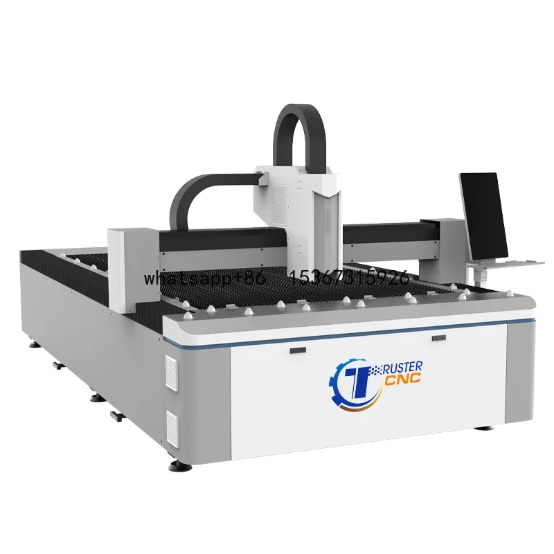 3015 Aluminium carbon stainless sheet  Fiber Laser Cutting Machine Industrial Laser Equipment 1500w