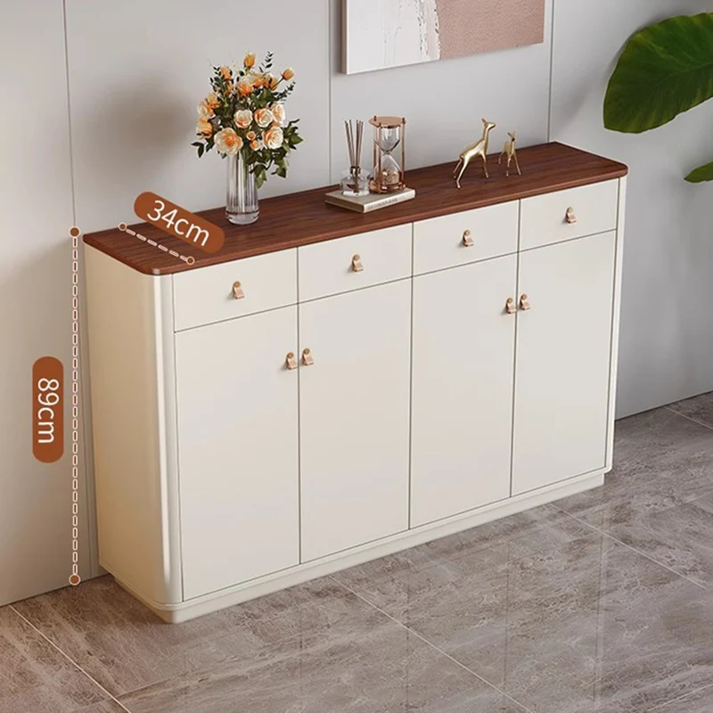

Cream Style Modern Living Room Cabinets Trendy Premium Simple Nordic Display Cabinet With Drawers Small Szafka Home Furniture