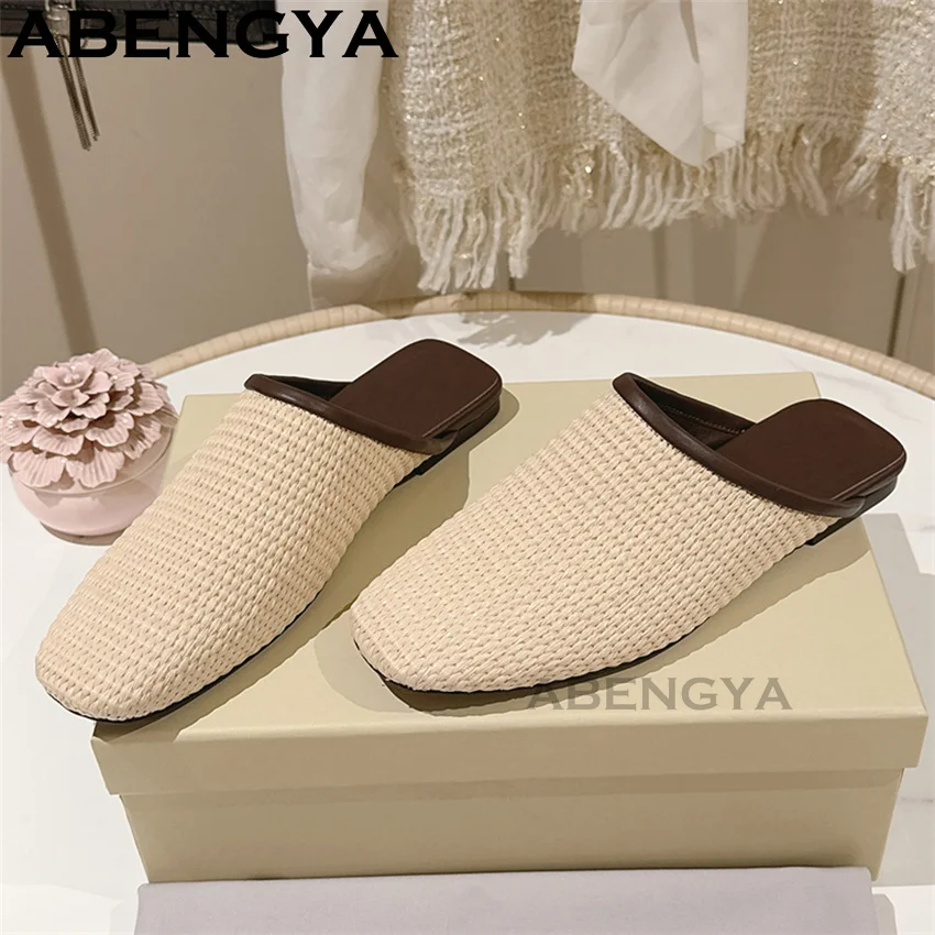 Shiny Lace Mesh Round Toe Flat Slippers for Women Bling Bling Low Heels loafers Shoes Summer Casual Fashion Walk Shoes Mujer view 6