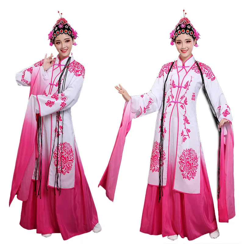 

National Beijing Opera Chinese Classical Stage Wear Hanfu Princess Dress Ancient Fairy Cosplay Woman Long Sleeves Dance Costume