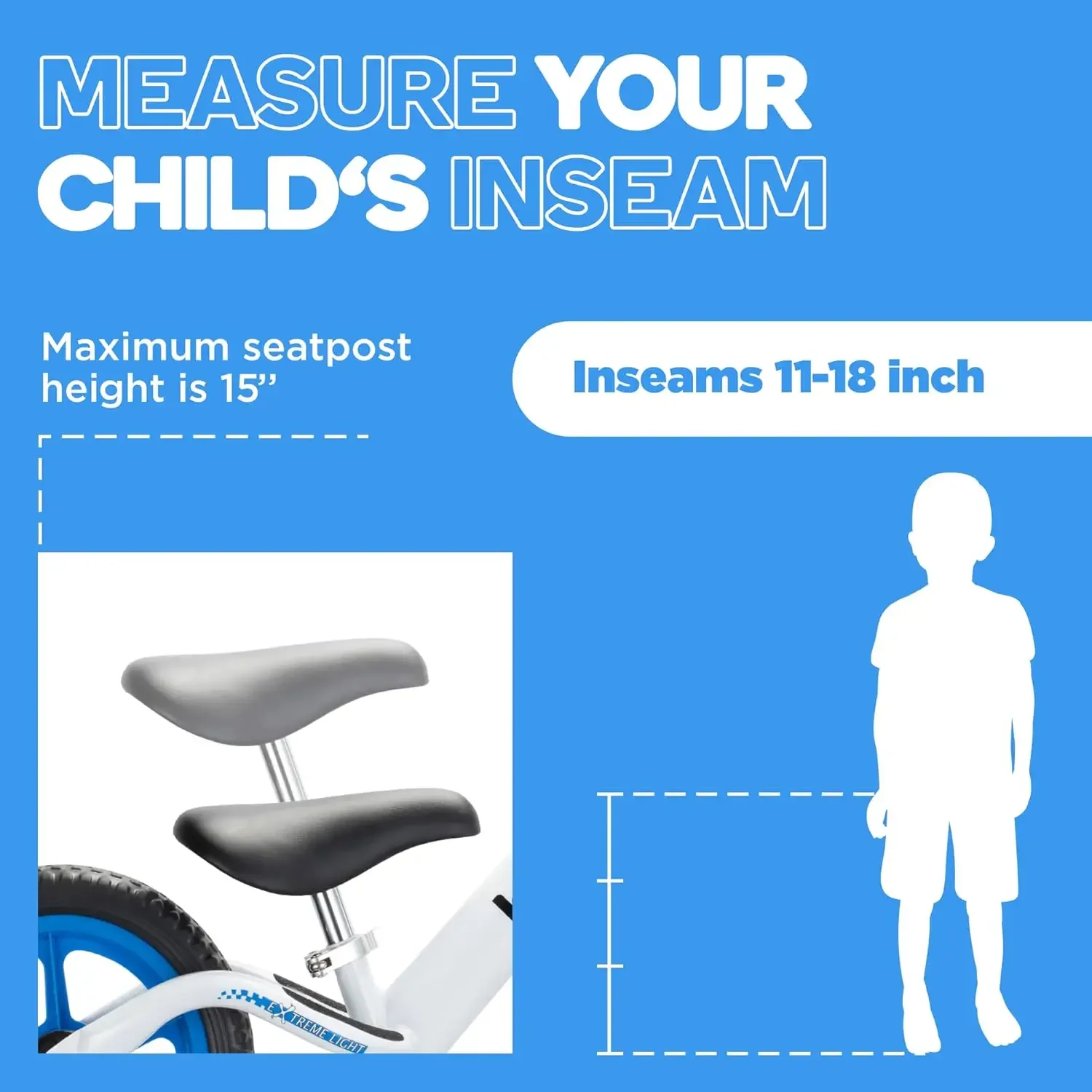 Bicicleta de equilibrio de aluminio para niños y niños pequeños, liviana de 4 libras, bicicleta de entrenamiento deportivo sin pedal, bicicletas para niños de 2 a 5 años, azul