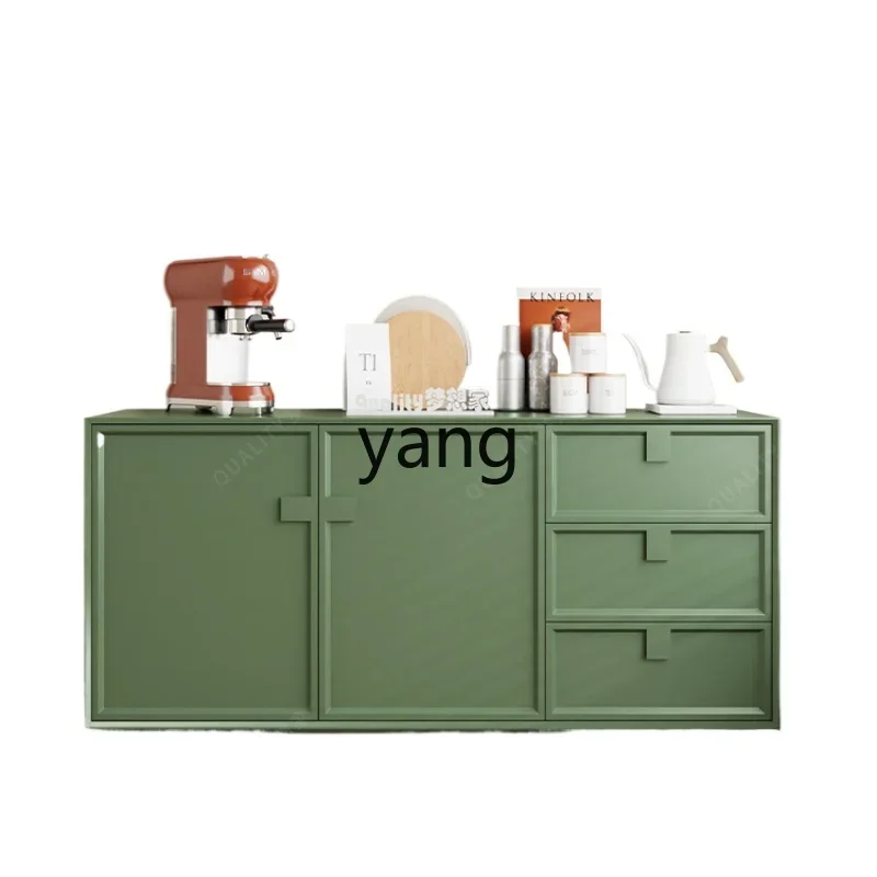 

LH Sideboard Cabinet Living Room Integrated Wall Storage Small Apartment Storage Household Solid Wood Storage