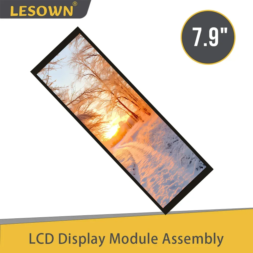 

LESOWN 7.9inch IPS Screen HDMI LCD Module 1280x400 PC CPU GPU 7.84 Long Bar Sub Display with Drive Board for Aida64 Raspberry Pi