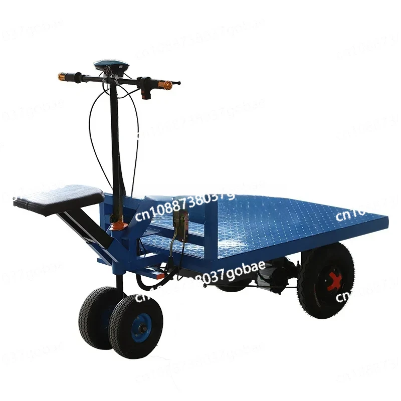 Car Cargo Platform Trolley Reverse Riding Donkey Three Four-Wheel Truck Heavy King Construction Site Greenhouse