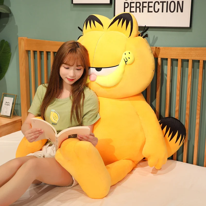 Big Size originale MINISO Garfield Fat Cat bambola di pezza Kawaii Garfield gattini peluche Kawaii Kid che accompagna il sonno regalo di natale