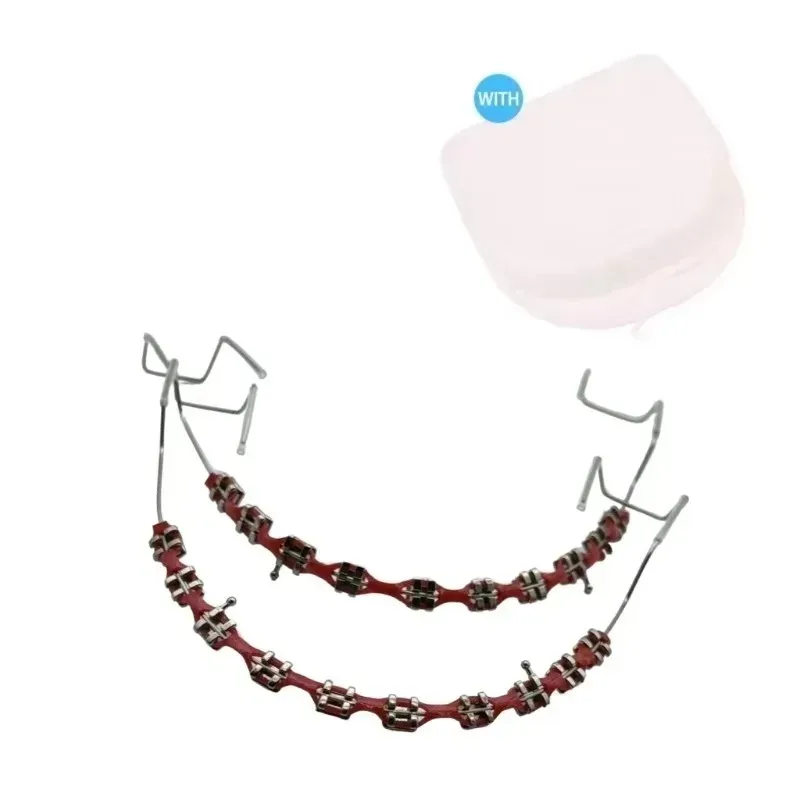 High Quality Metal Bracket Orthodontic Ligature Ties New Fashion Braces Colorful Temporary Tooth Decoration with Metal Wires
