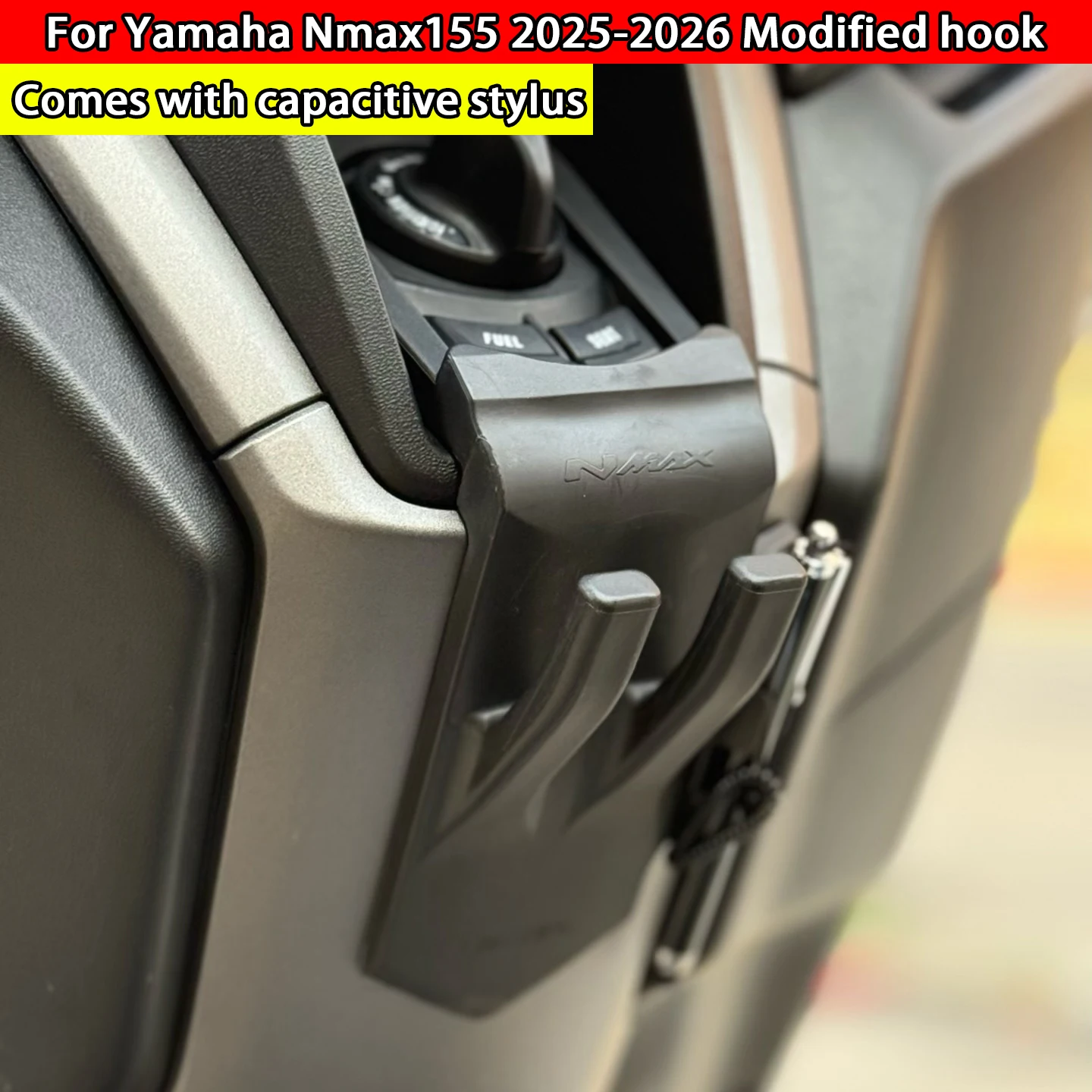 For Yamaha Nmax155 nmax 155 2025 2026 Motorcycle modification hook storage hook luggage hook storage rack Comes with a stylus