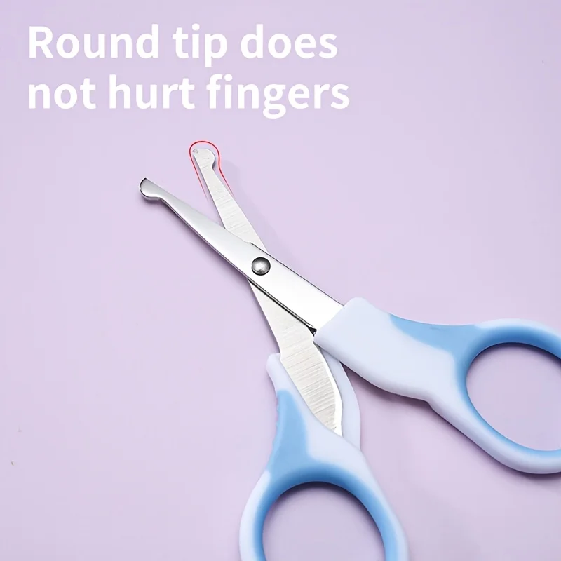 مجموعة العناية الآمنة المحمولة المكونة من 6 قطع للرضع والأطفال الصغار - تتضمن شفاط الأنف وفرشاة السيليكون - موضوع الرسوم المتحركة