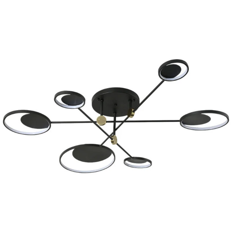 

Led ceiling lamp Nordic modern minimalist creative personality home study bedroom living room 4/6/8heads ceiling lamp