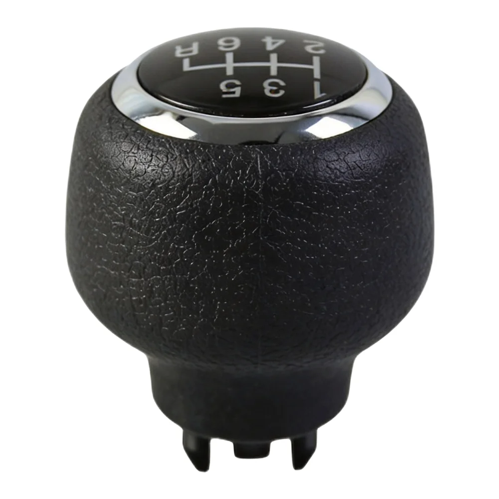 Daily Driving Black 6-speed Shift Knob Plastic Gear Shift Knob Upgrade Gear Shift Knob Seamless Interior Fit Sleek Design