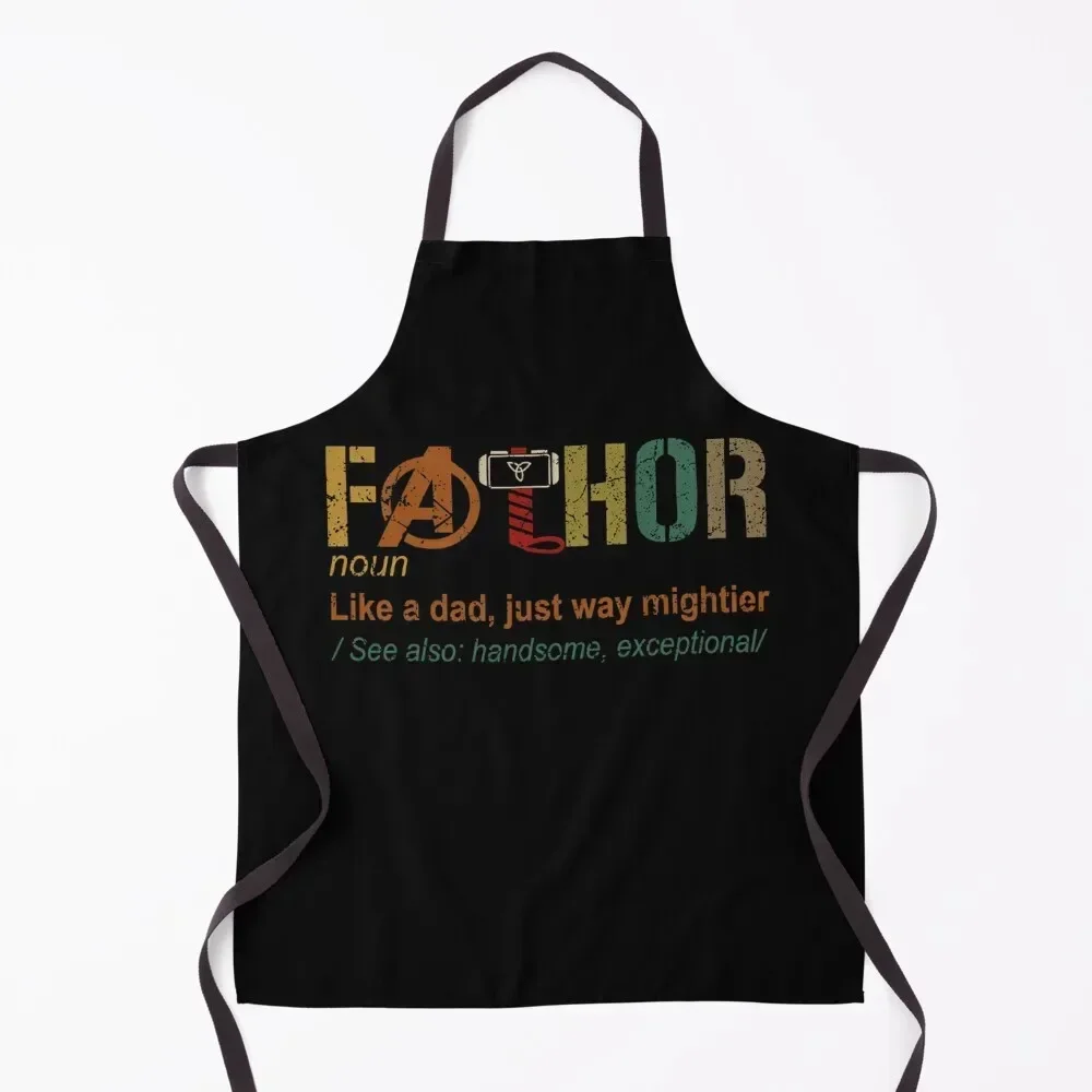 FATHOR Apron japanese woman nail tech supplies chef costume Apron