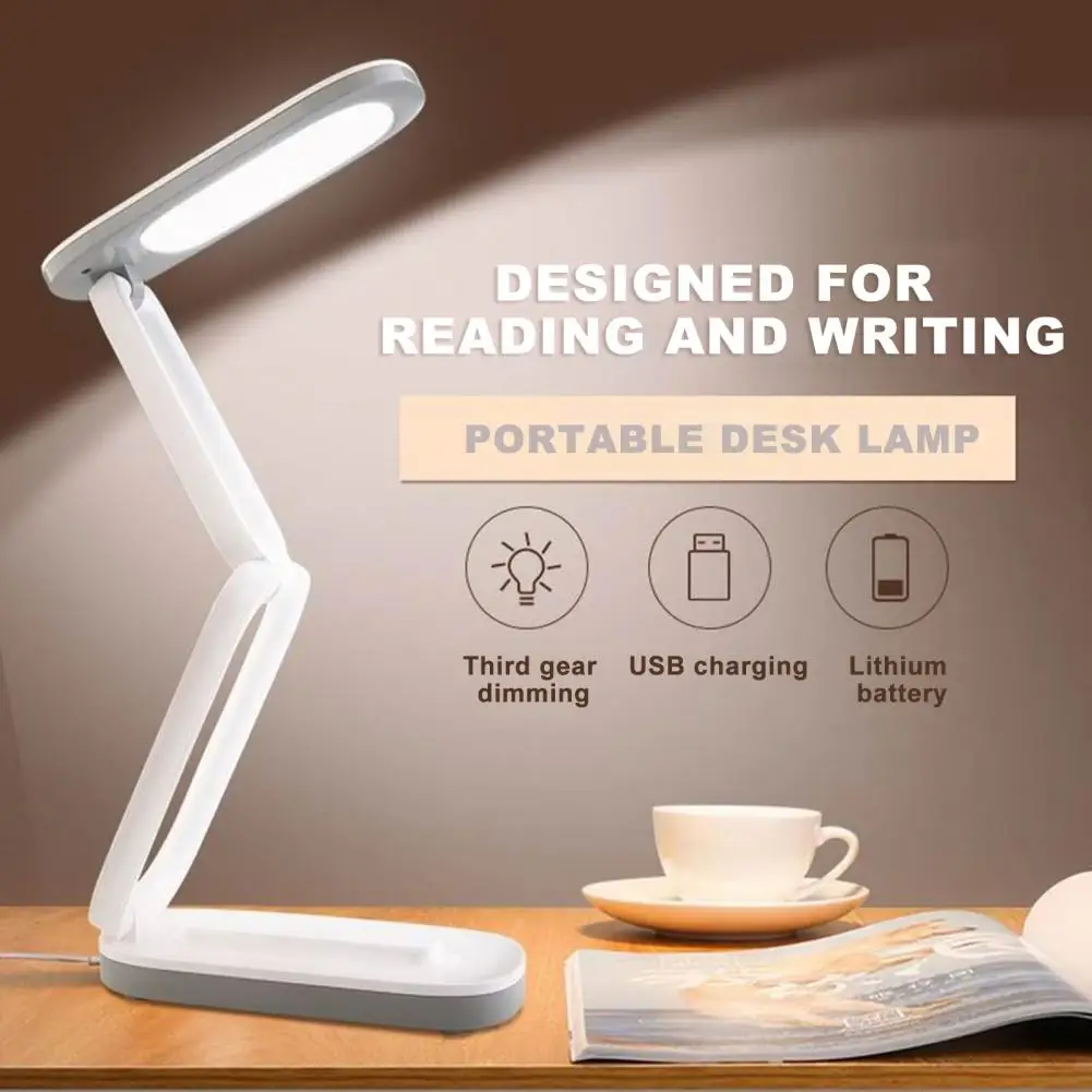 Adjustable Brightness Desk Light High Brightness Led Desk Lamp with Dimmable Feature Flicker-free Technology for Night for Easy