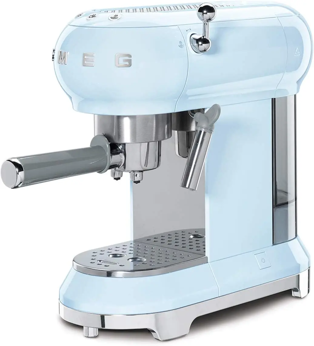 Espressomachine, Pasterblauw Ecf01pbus