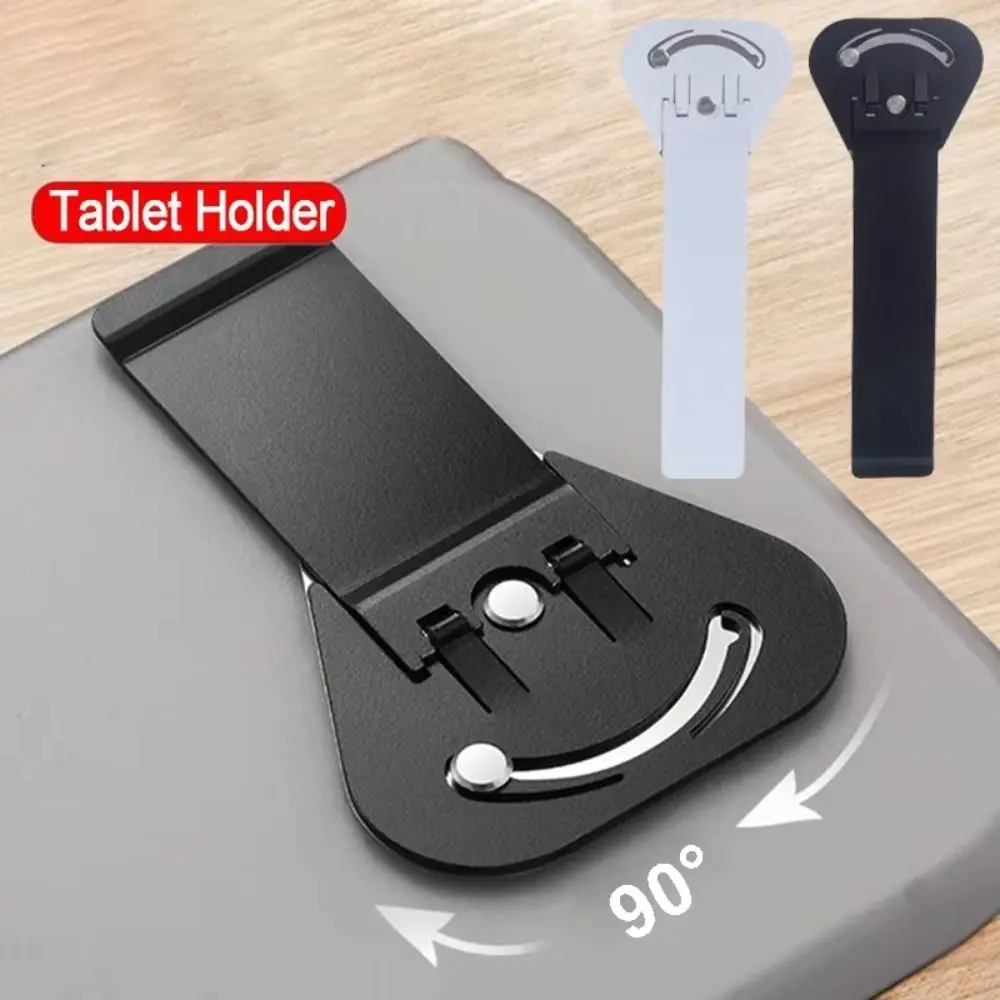 

Foldable Phone Holder Adhesive 90° Rotating Tablet Stand Holder Alloy Ultra Thin Tablet Bracket