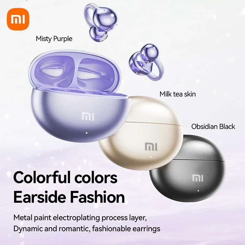 XIAOMI MIJIA Wireless earbuds M91 Ear Clip Headset ENC Bluetooth5.4 Headphone Noise Cancelling Earphone With Mic For Android iOS