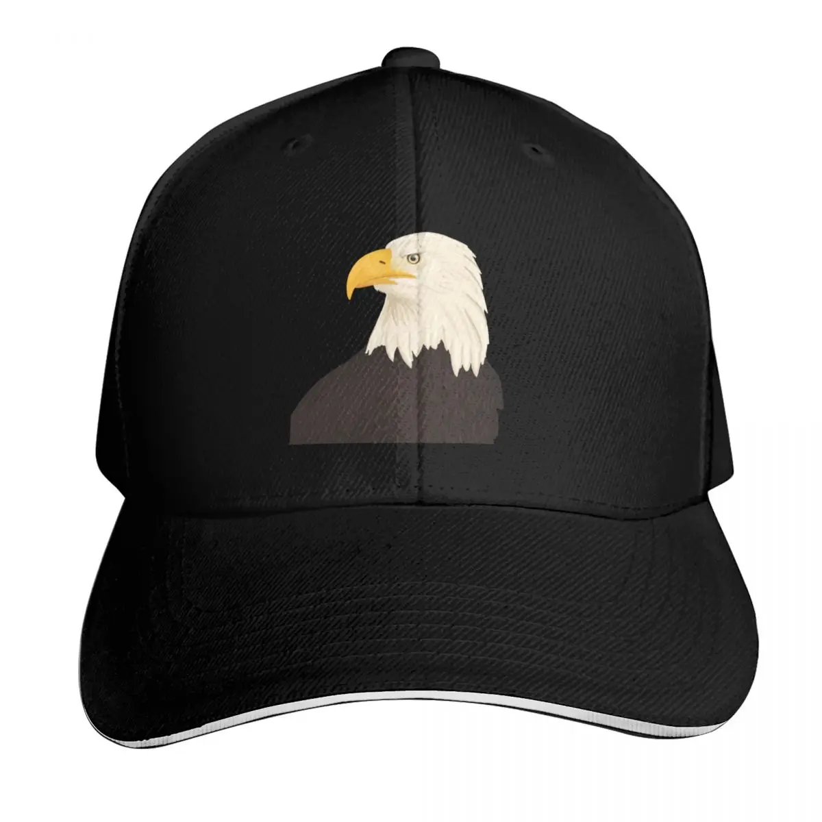 Bald Eagle Bird Art Baseball Cap Vintage Retro Embroidered Lightweight Packable Gift for Him Her