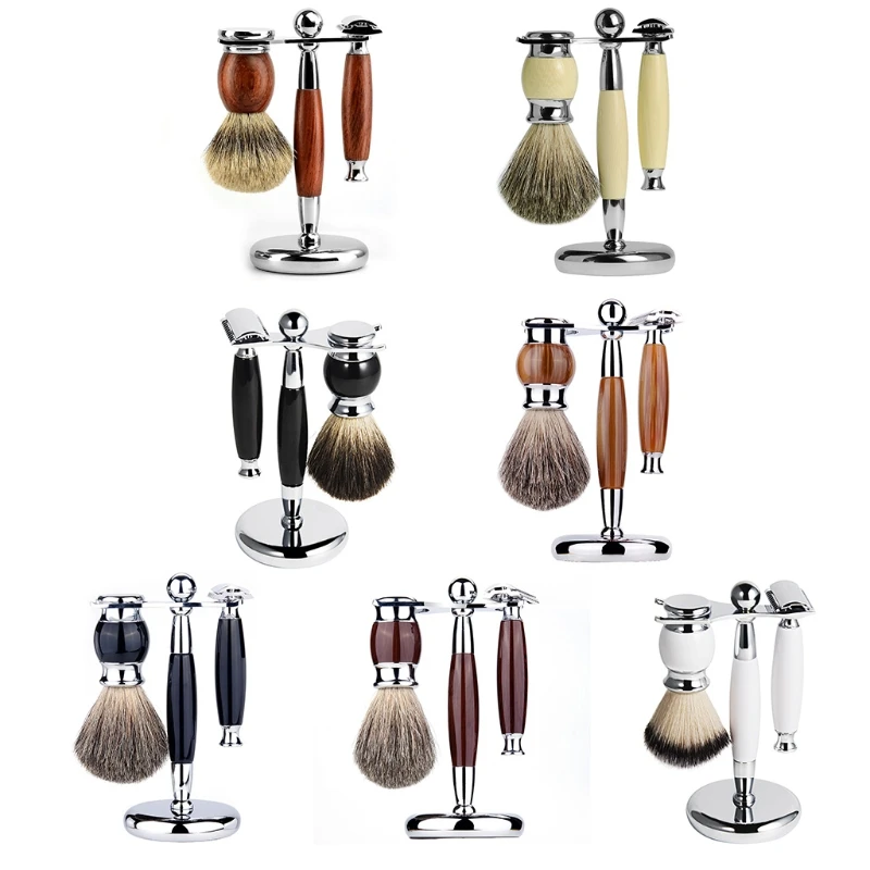 

Men Manual Shaving Beard Cleaning Brush Shaver for Razor Stand Grooming Tool Drop Shipping