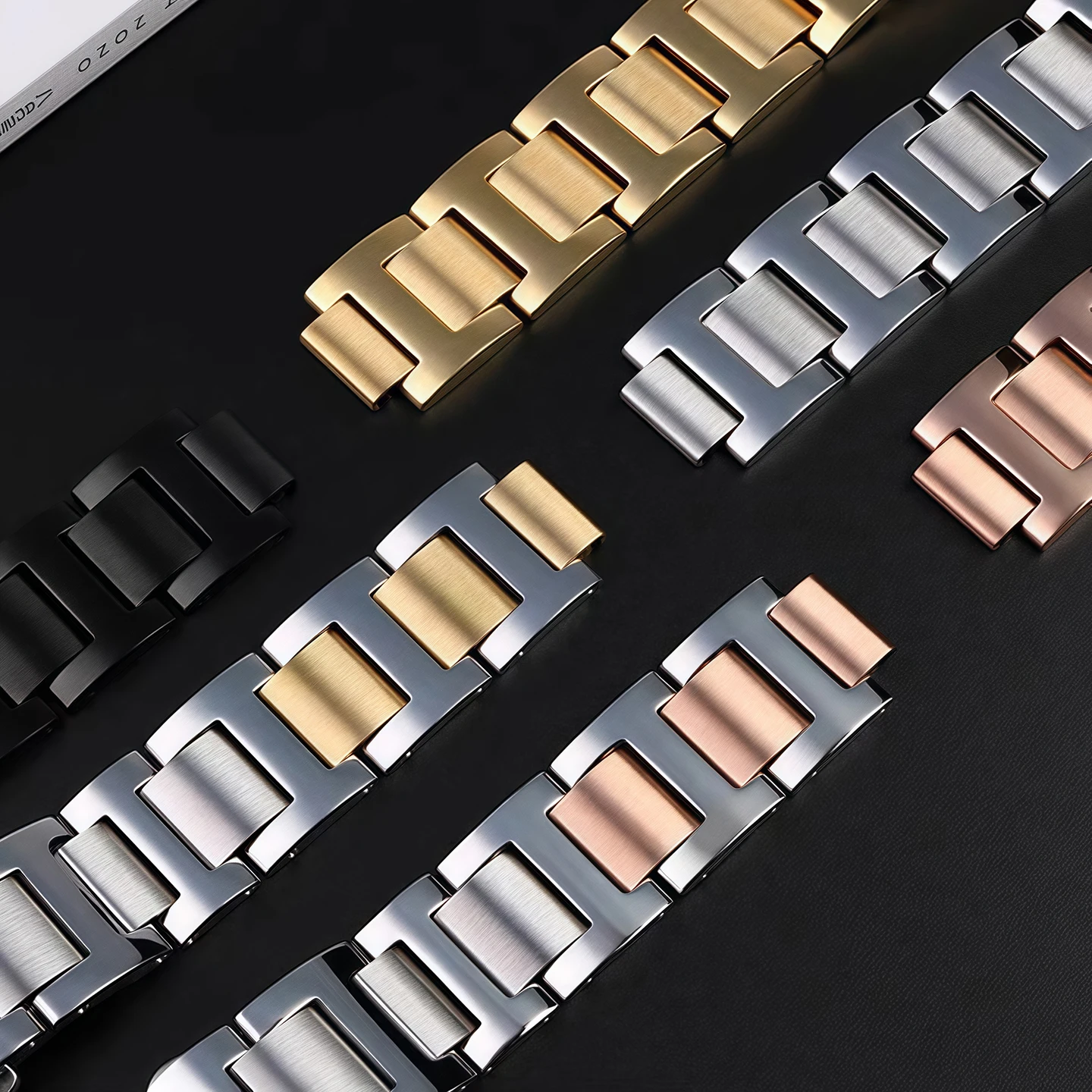 Convex unisex Stainless steel Watchband For Cartier Blue Balloon series 14-8mm 16-8mm 18-11mm 20-12mm 22-14mm Metal strap