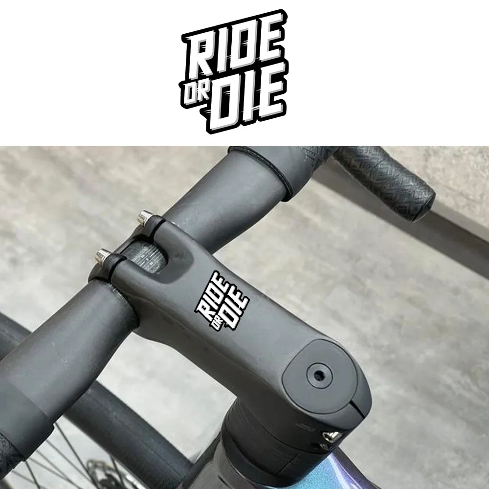 

Набор из 2 наклеек «Ride Or Die» для велосипедов, многоцветные водонепроницаемые виниловые наклейки для рамы велосипеда, автомобиля, ноутбука, шлема