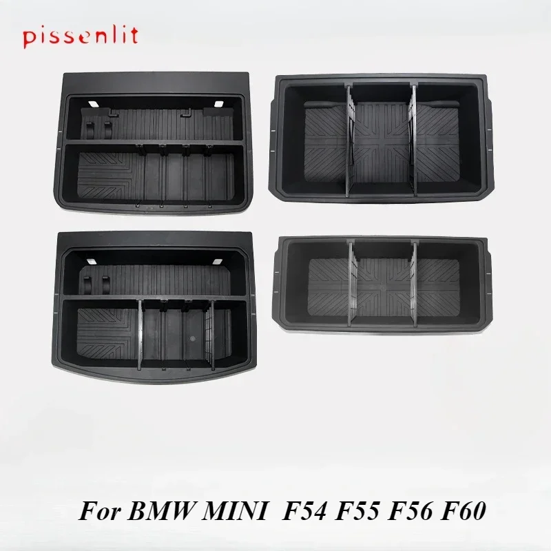 Plastic Trunk Storage Partition Organizer Fit BMW MINI Cooper F54 F55 F56 F60 Wear Resistant Car Interior Accessories
