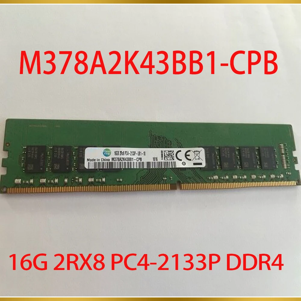 

1 шт. для Samsung RAM 16G 2RX8 PC4-2133P DDR4 2133 16 ГБ настольная память M378A2K43BB1-CPB