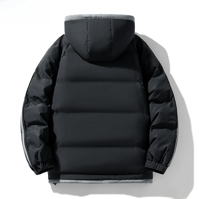 معطف شتوي رجالي من القطن من Thiened Down معطف شتوي جديد Sle للشباب دافئ مقاس كبير مع غطاء محرك السيارة 2025 MiJuoLuI مجموعة الشتاء