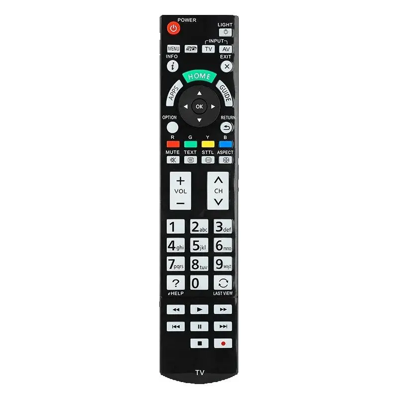 N2QAYB000854 For Panasonic Remote Control Replacement, For Panasonic TV TH-P55VT60A TH-P55VT60Z TH-P65VT60A TH-P65VT60Z