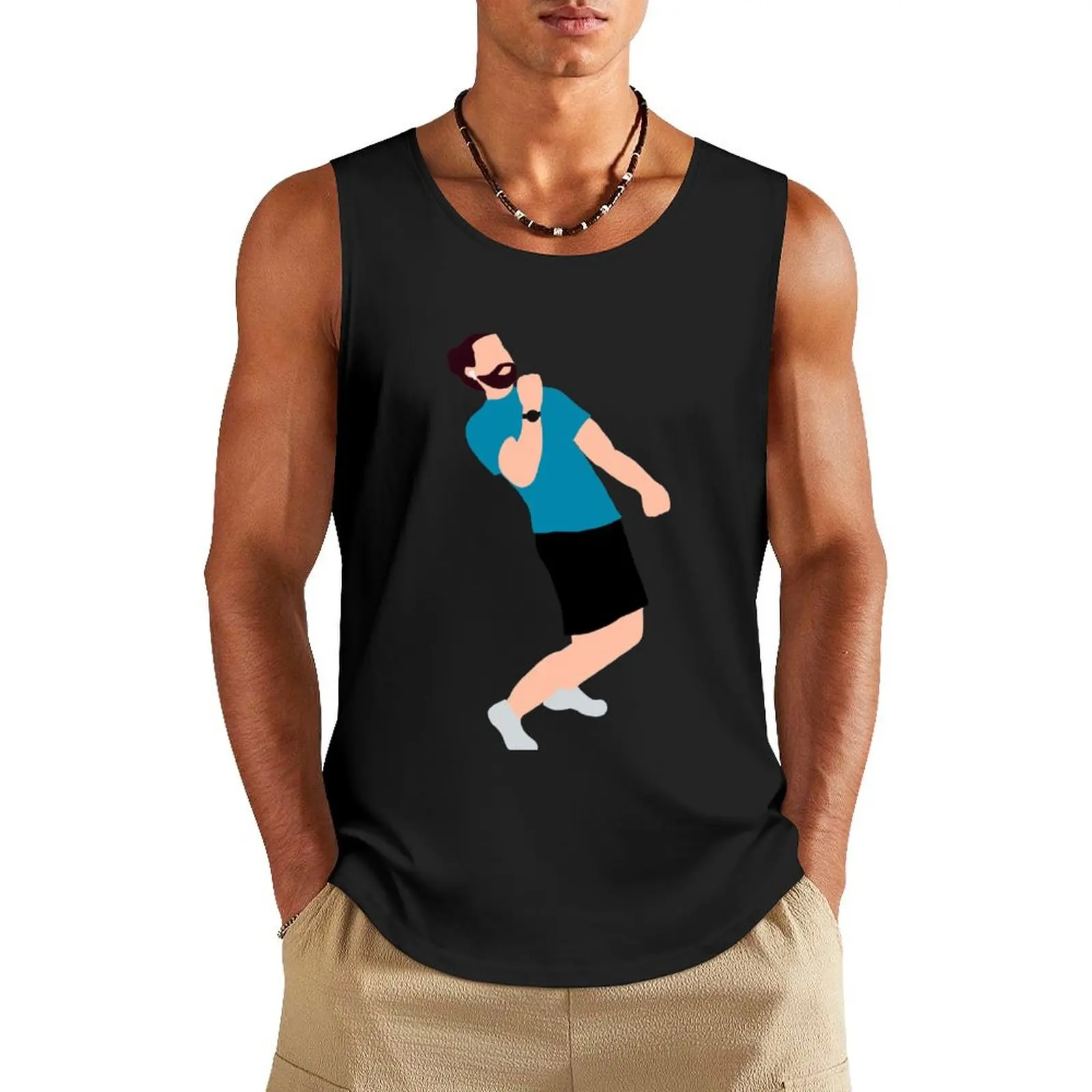 Mr Wicks Tank Top fashion 2024 man Japanese t-shirt Bodybuilding clothing man bodybuilding men clothes