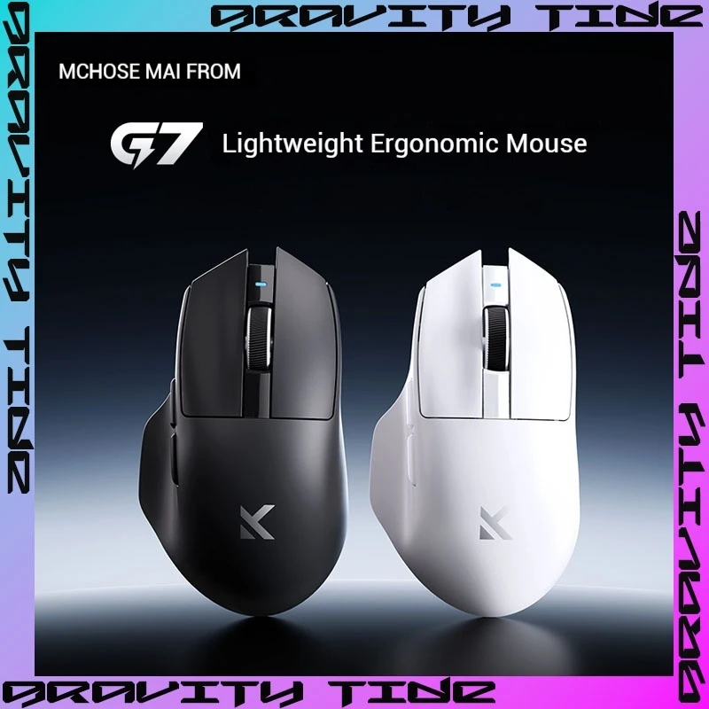Mchose G7 Bluetooth-мышь, беспроводная 3-режимная игровая мышь для киберспорта, компьютерная офисная легкая асимметричная эргономичная мышь для правой руки