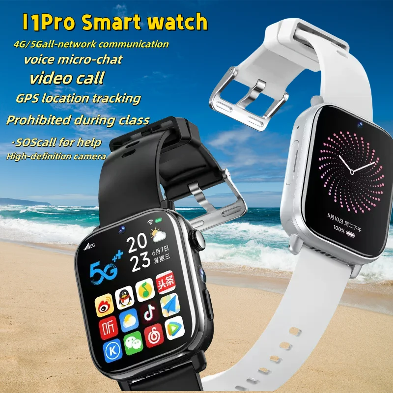 

New I1Smartwatch Children's Student Android Video Call Smart Watch , SIM Card, GPS WIFI Dual CameraSmart watch