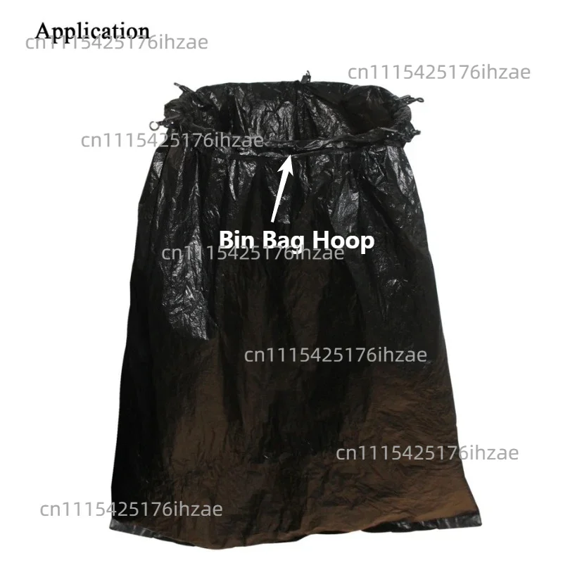 350mm Bin Bag Hoop for Litter Picking Handy Lightweight & Reusable Litter Picking Garbage Bin Ring Holder （Only Hoop）