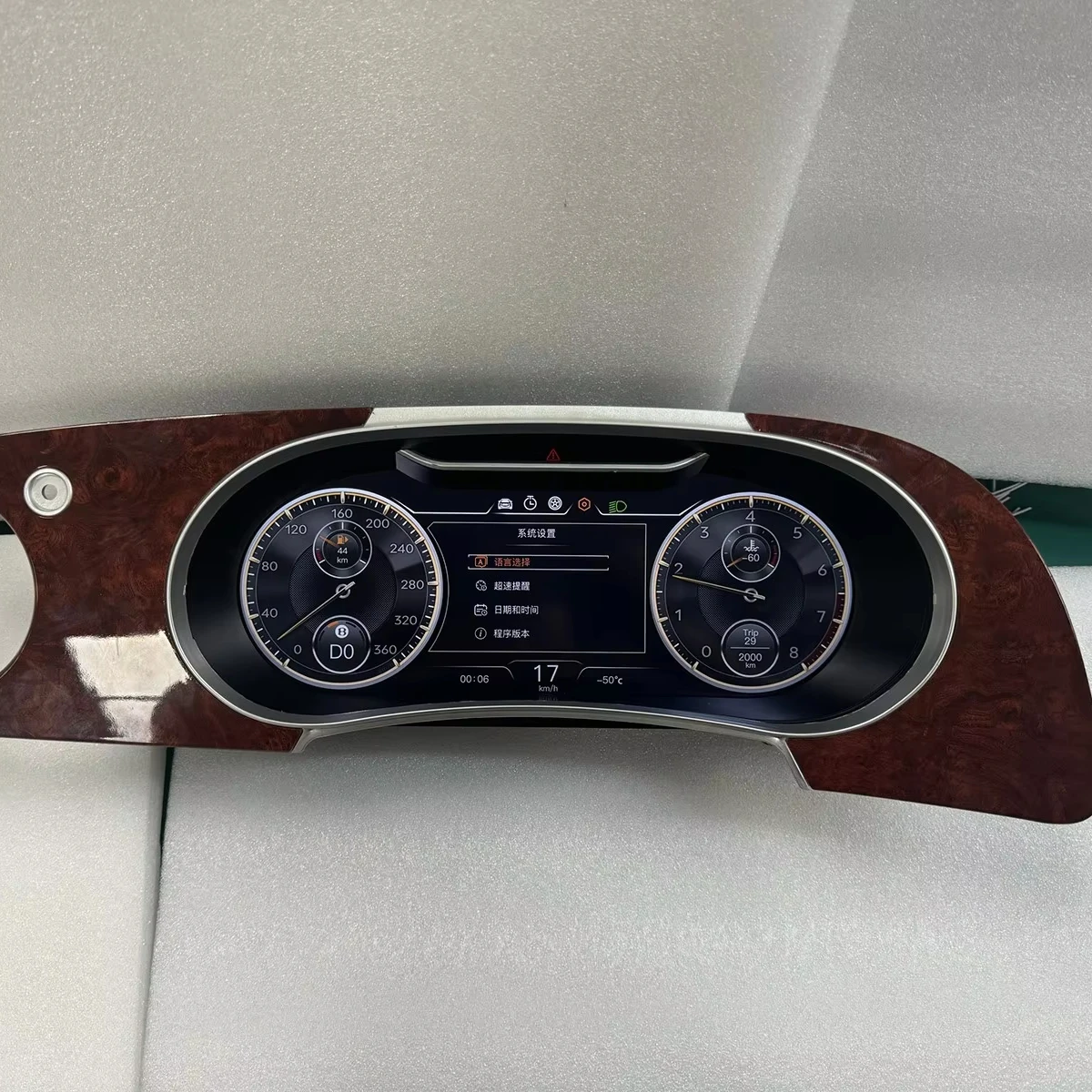 

Car Digital Dashboard Speedometer Display for Bentley Continental 2005-2012 LCD Instrument Panel