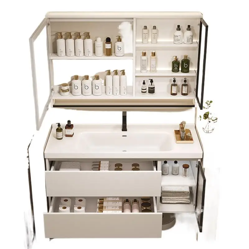 

Умный шкаф для ванной комнаты, встроенный керамический шкаф для раковины, комбинированный умывальник для рук, унитаз, умывальник