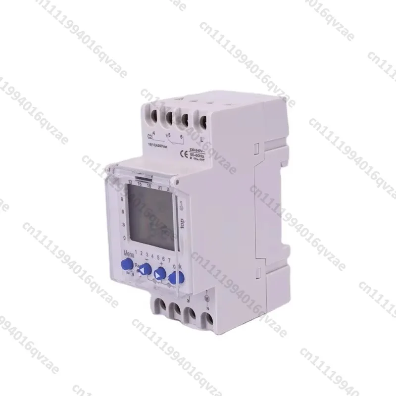 2-Channel Multifunction Automatic Time Switch Turns on And Off Digital Timer Switch for School Bell