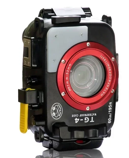 Seafrogs 60 m/195 ft Underwater Diving Case For Ompus TG 4 60 M/195 ft TG 4 Housing Waterproof Ompus Case