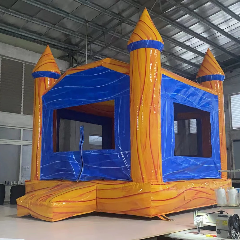 13x13Ft เกรดพาณิชย์พอง Bouncy ปราสาท Moonwalk กระโดดบ้าน Bouncer Inflatable สำหรับเด็กและผู้ใหญ่กลางแจ้ง