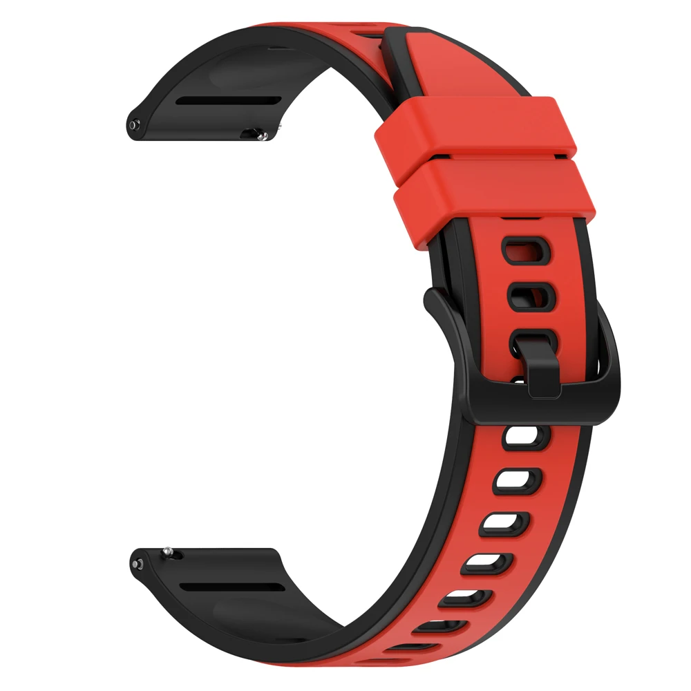 22mm silikon armband für xiaomi mi uhr s1 pro/active s2 46mm 42mm farbe 2 band für amazfit gtr 4/gtr 3 pro 2 2e 47mm armbänder