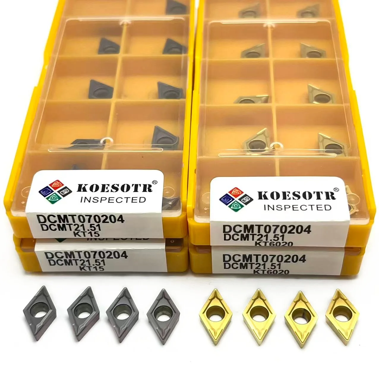 ① KT0202　904545 セール品 Carbide insert DCMT070204 KT15 KT6020 KT735 high precision milling