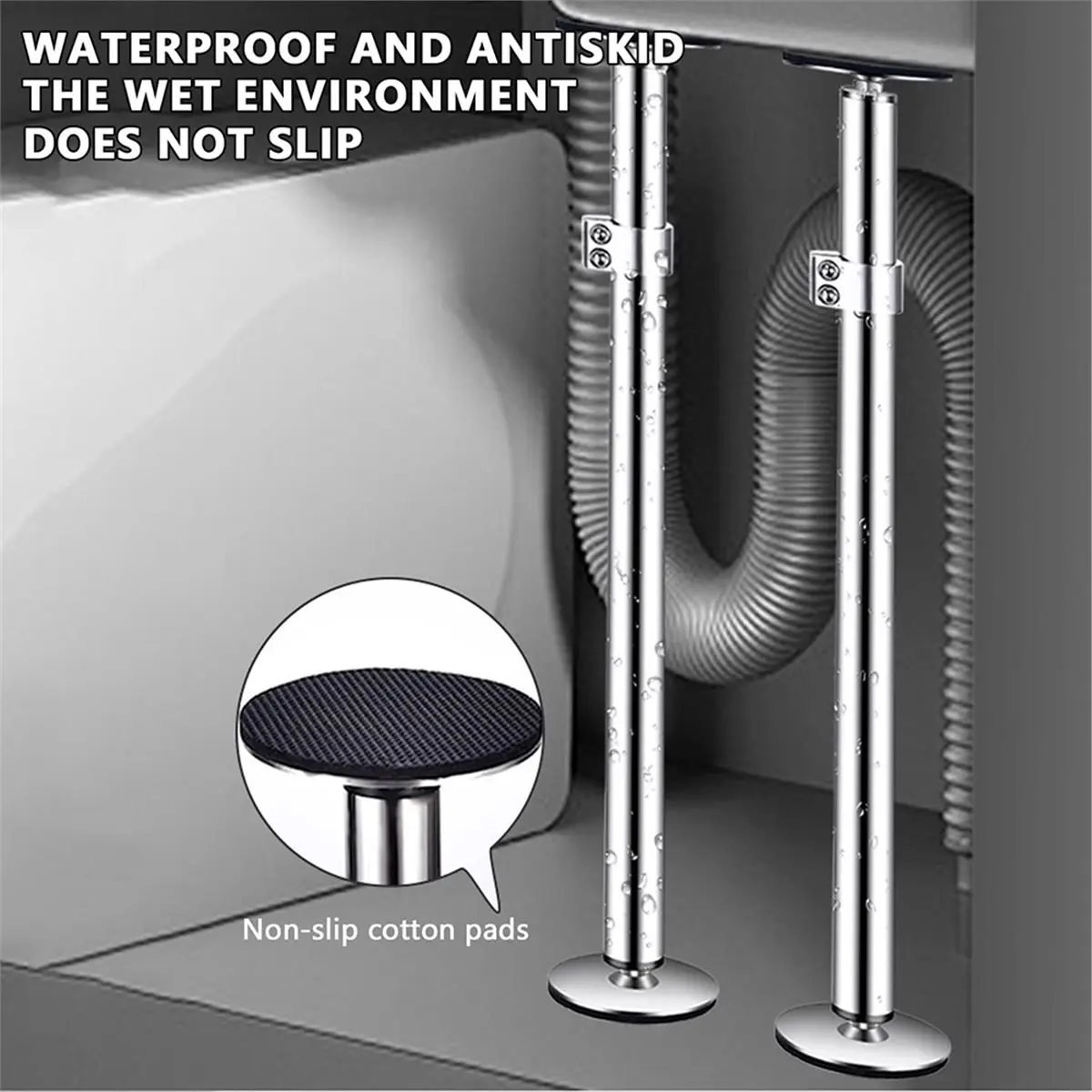 nouvelles-pieds-de-support-d'evier-reglables-sous-plan-2-supports-en-acier-inoxydable-avec-coussinet-antiderapant-43-75cm-pour-cuisine-salle-de-bains