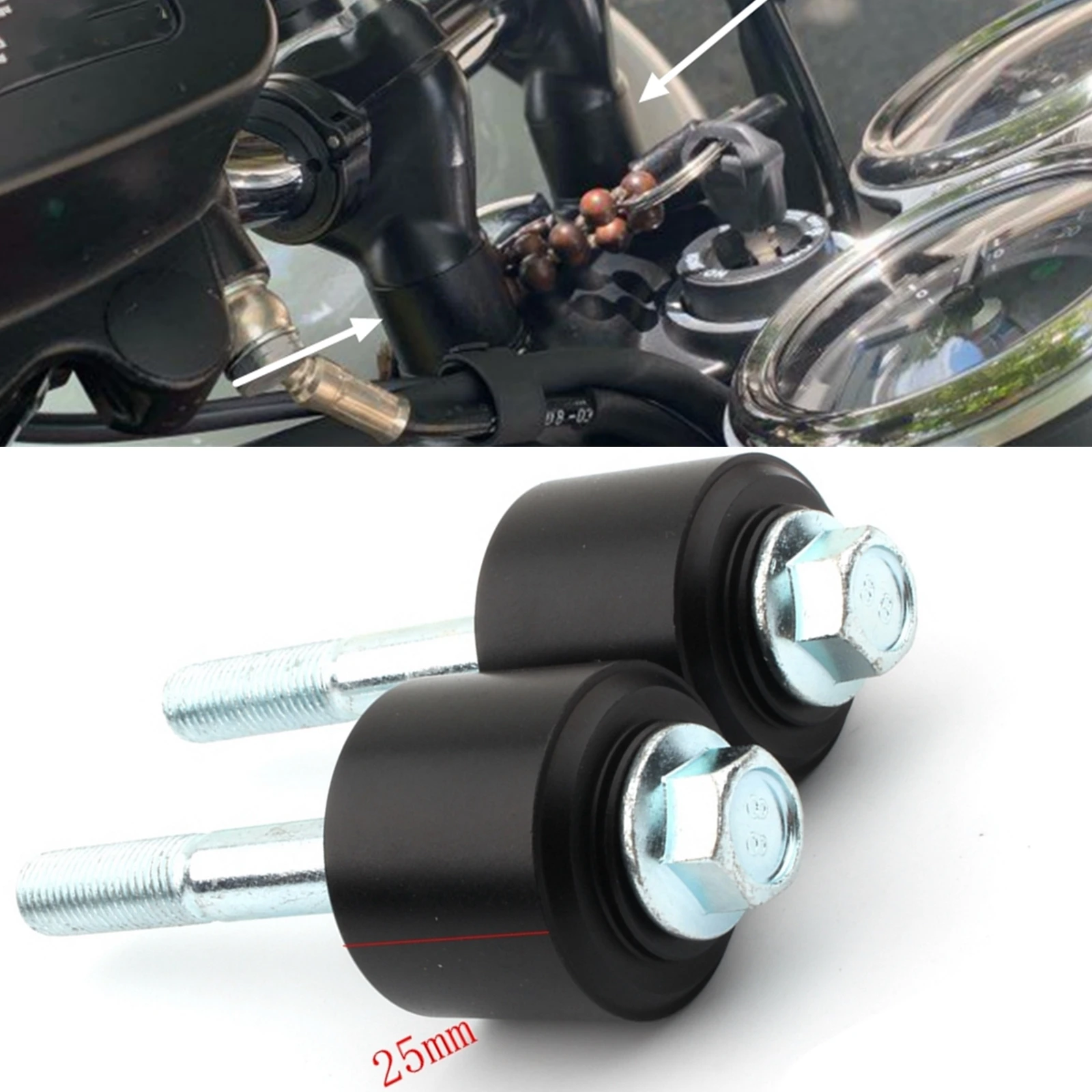 

Handlebar Riser Bars Clamp Adaptor For Triumph Bonneville T100 T120 Bobber Black Scrambler 1200 XC XE Speedmaster Street Twin