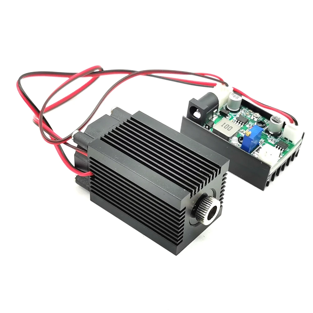 532nm 100 mw groene laserdiodemodule Focusseerbare kop Dot Positioneringslichten 12V Driver TTL