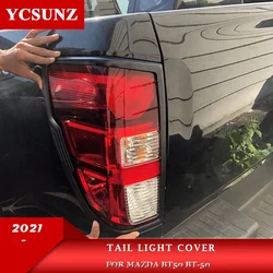 ABS Tail Light Cover For Mazda Bt50 BT-50 2021 2022 2023 2024 Rear Lamp Exterior Parts Double Cabin Car Accessories Ycsunz