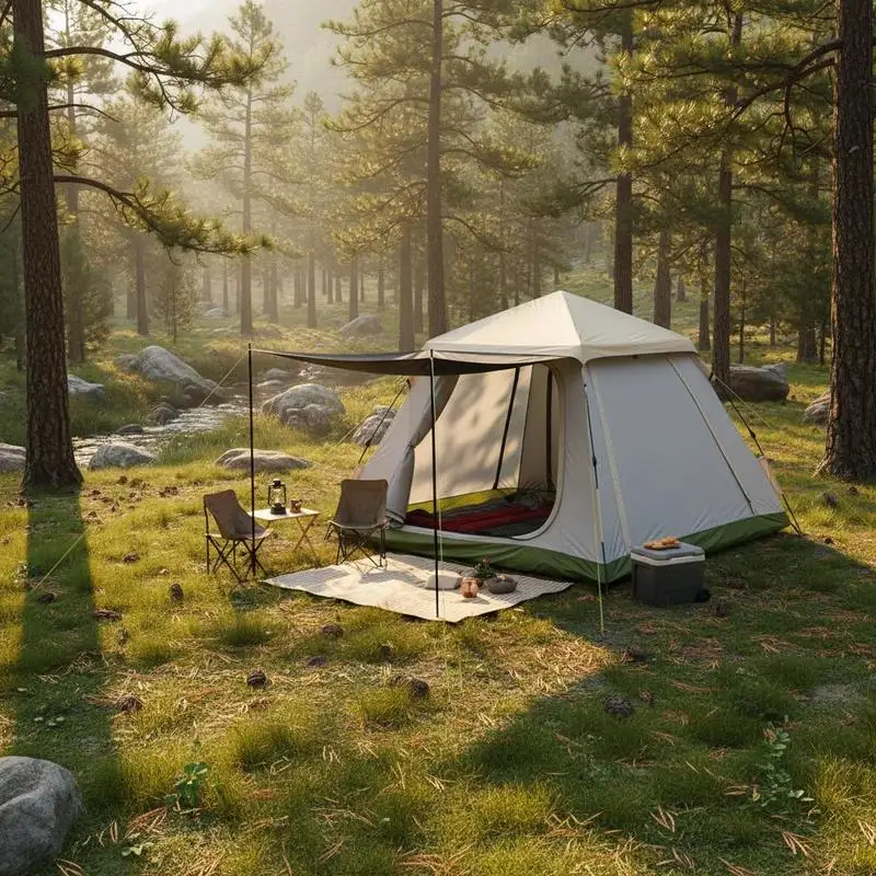 

2-4 Person Instant Pop-up Camping Tent with Removable Rainfly